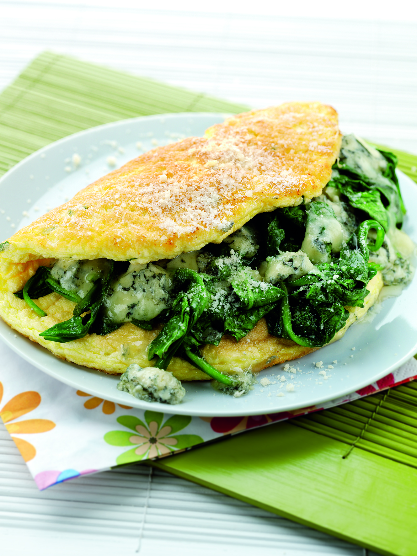 Souffleed Spinach Omelette - Uncle Vinny's Produce
