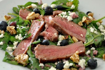 Steak and Spinach Salad