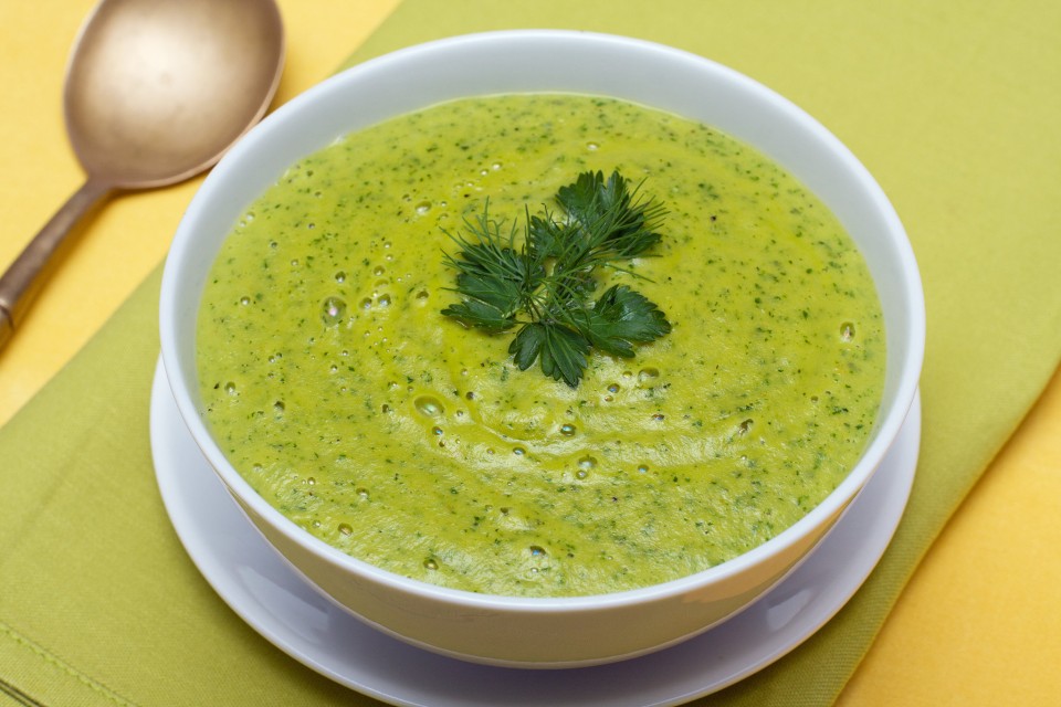Spinach, Potato and Nutmeg Soup